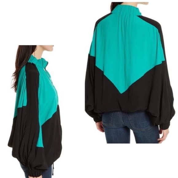 Free People Oversized Balloon Windbreaker - Picture 2 of 9